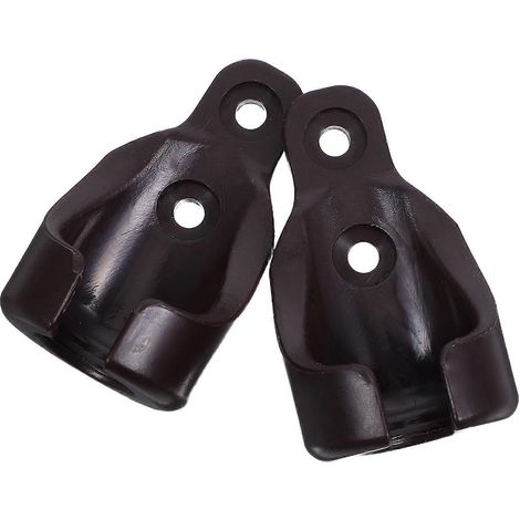 Supports de rechange pour stores enrouleurs, lot de 10, couleur marron clair. (1/5)