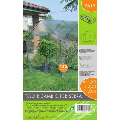 Telo ricambio per serra (185 x 240 x h 205 cm)