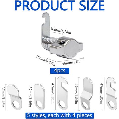 Universal Cam Lock 30 mm Mailbox Lock (1/2)