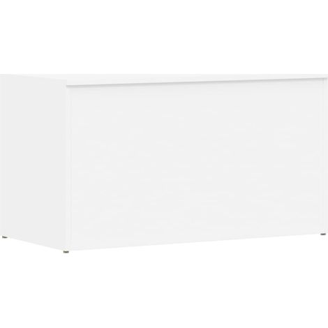 Storage Chest White 84x42x46 cm Engineered Wood vidaXL