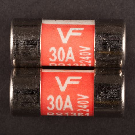 Dencon CF30/2NB BS1361 Fuses 30 Amp x 2 CF30/2NB DCN1253