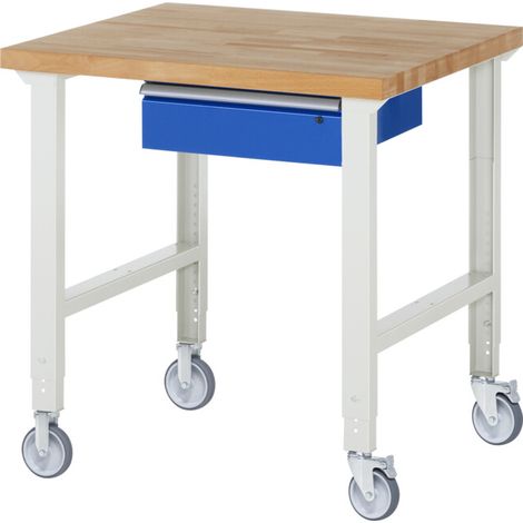 Rau Établi mobile réglable en hauteur 7001A1, L1000xP900xH950-1000mm (1/5)