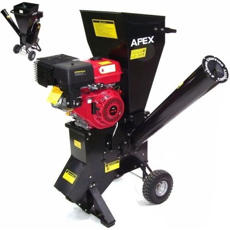 Benzin Gartenhäcksler 15PS Häcksler Holzhäcksler 102mm Motorhäcksler Garten 55149