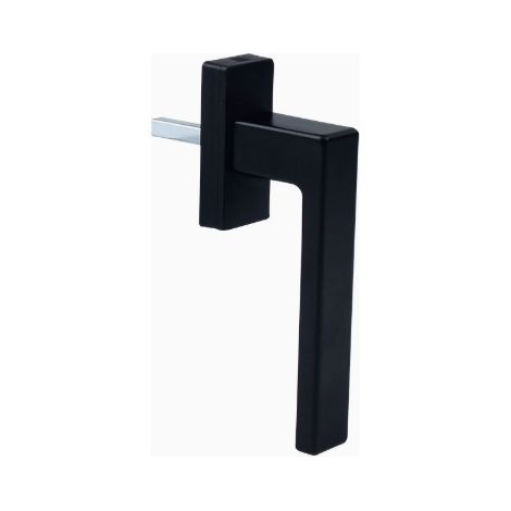 Sollbry Lot de 2 poignées de fenêtre exclusives en noir anthracite pour fenêtres, portes de terrasse/balcon en bois, plastique ou aluminium, fonction inclinaison, ergonomiques (1/5)
