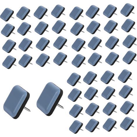 Lot de 50 patins de protection en Teflon Ø25mm – Fixation par clou – Pour sols en bois dur et carrelage – Résistants à l'usure – Jn.Songs (1/4)
