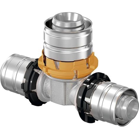 Uponor S-Press T-Stück reduziert, 16x14x14mm, 1014912