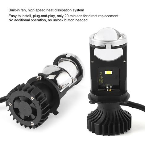 90-W-, 20.000-lm-Autolampen-Umrüstsatz für Scheinwerfer (Abblend- und Fernlicht), 12 V (1/5)