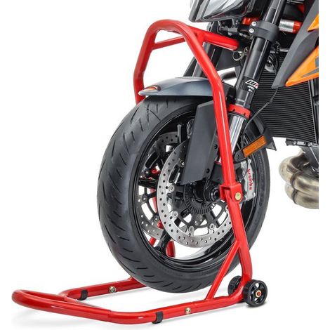 Stütze unter Gabelkopf Constands Classic 28,5mm für Motorrad Vorderrad rot