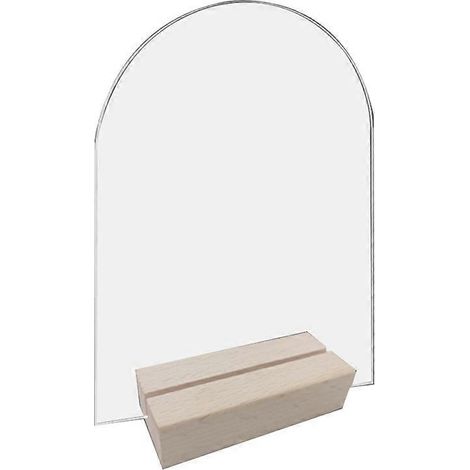 Panneaux de table de mariage avec base en bois, décoration de fête, panneau de numéro de réunion commerciale - BT055 (1/5)