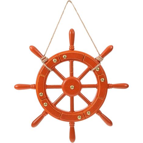 Ornement D coratif De Volant De Bateau en Bois Style M (1/5)