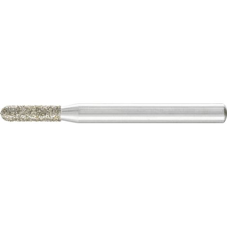 PFERD TOOLS Diamant-Schleifstift Walzenrund Ø5,0mm Schaft-Ø6 mm D357 (grob) zum Schleifen von GFK/CFK (1/3)