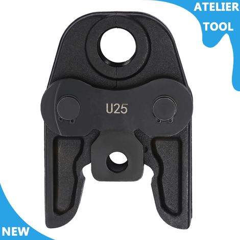ATELIER 25mm/0.98in U25 tuyau sertissage pince moule Cr40 acier compact sertissage mâchoires moule (1/5)