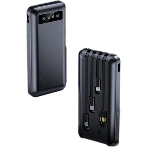 TrAdE Shop Traesio - Power Bank Portatile Di Grande Capacità 20000 Mah Ricarica Rapida Leggero Display A Led - (1/5)