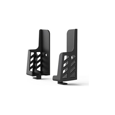 Support mural pour téléphones portables, angle réglable, double emplacement pour carte SIM, convient aux tablettes et aux téléphones portables, noir. (1/4)