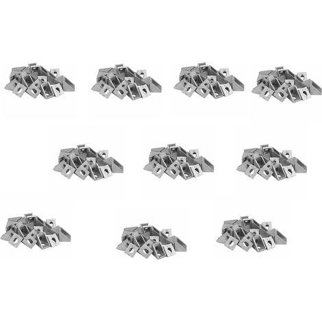 200Pcs Angle de Raccord de Coin 2020 en Aluminium, 20 x 20 L, Fixation Du Support de Connecteur, Correspondance D'Utilisation, Profil en Aluminium Industriel 2020 (1/5)