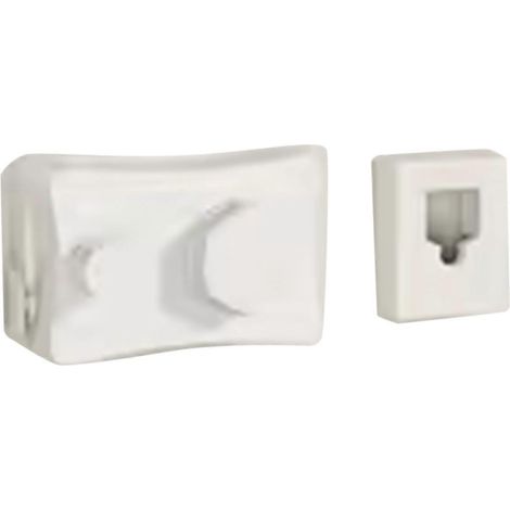 Étendoir à linge invisible sans perçage, rétractable, pour intérieur et extérieur, double couche, blanc, une seule ligne (1/5)