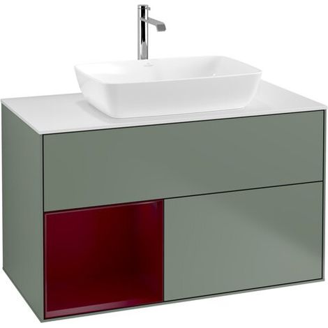 Villeroy & Boch G771HBGM Meuble sous-lavabo Finion G77 (1/2)