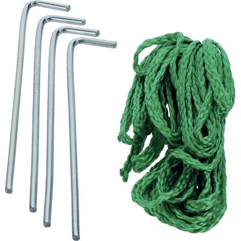 Kit arrimage - piquets corde - pour serre tunnel - pour ref OXEO 760154