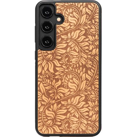 Custodia in legno Bewood per Samsung Galaxy A35 5G FOGLIE DI MELA (1/4)