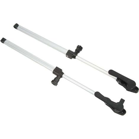 Caravan Window Damper, Aluminum Alloy 310-435 mm 1 Pair of Motorhome Window Support Rods for Motorhome Trailers (1/4)