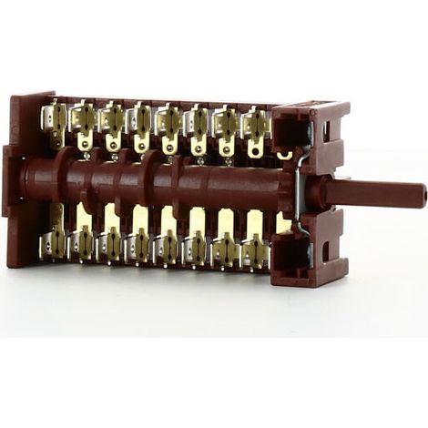 Commutateur four 890700 32016037 pour Four CONTINENTAL EDISON, DOMEOS, FAR, FRIONOR, HARROW, JETGAZ, OCEANIC, PROLINE, SABA, SHARP, VALBERG, WALTHAM
