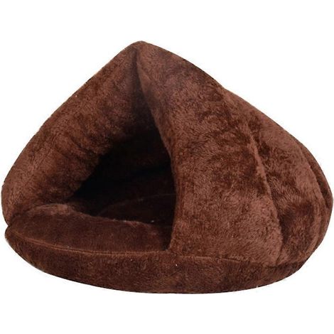 Nid-piège douillet en peluche pour chat, tente chaude pour petits chiens, fond épais (1/5)