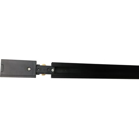 Binario LED Monofase 1.5M Nero per faretto binario 220V BIN-MONO-1.5M-NERO (1/4)