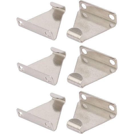 Schiebetür Fenster Edelstahl Schärpe Crescent Lock Haken 26mmx28mmx8.5mm 6st (1/2)