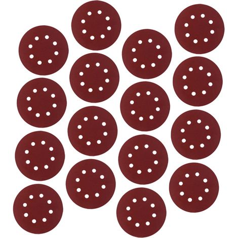 Disque de Ponçage Rond 5 Pouces 8 Trous en Oxyde D’aluminium Grains 60 à 1000, Lot de 100 Pièces, pour Matériaux Non Métalliques et Mobilier (1/5)