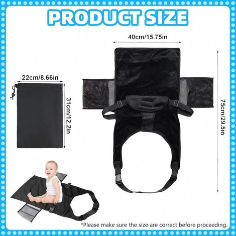 Hamac Avion Bébé, Lit Bébé Voyage Portable Repose-Pieds Ergonomique & Sécurisé Extension de Siège Enfant pour Avion et Voiture Cadeau Must-Have pour Familles en Voyage