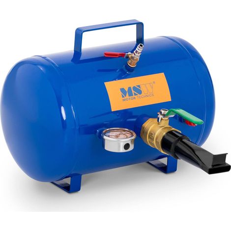 Depósito de presión para inflar neumáticos con manómetro de 8 bar y capacidad de 19,5 l. (1/6)