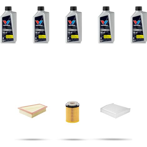 Kit tagliando 3 FILTRI e 5L OLIO compatibile con Mercedes Classe B (W246+W242) B180 BlueEfficency 90kw Dal 2011 (1/5)