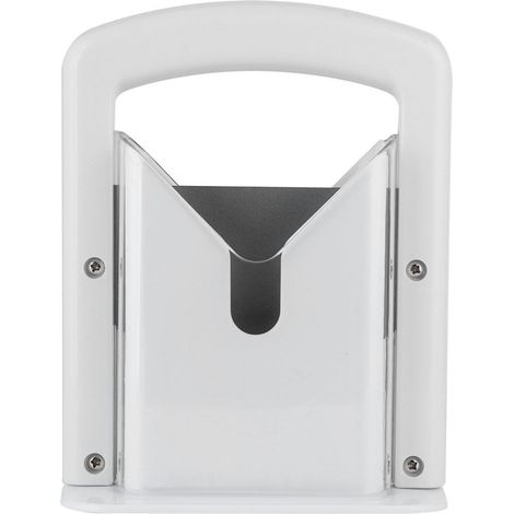 Trancheuse réglable pour pain maison, toasts, bagels et sandwichs, offrant une coupe uniforme et un rangement compact.-AquaForge (1/4)