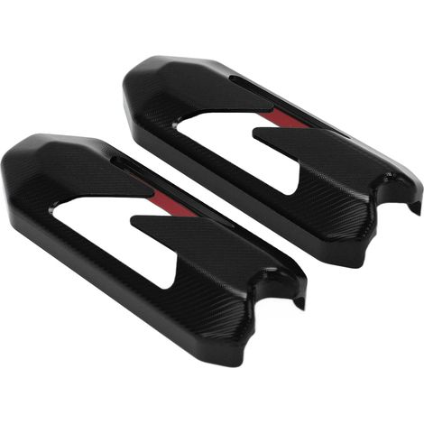 Clignotants Moto Avant Arrière Protection Garde CNC Aluminium Remplacement KAWASAKI Z900 2020-2022 Noir (1/5)