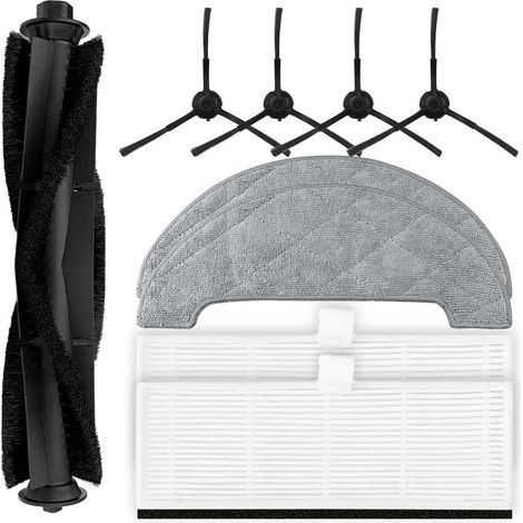 Compatible avec Imou L11, L11 Pro Robot Aspirateur Pièce de Rechange Main Spin Edge Brosse latérale Filtre Hepa Mop Rag Dust Bag Accessoires Kit (Color : Set P) (1/5)