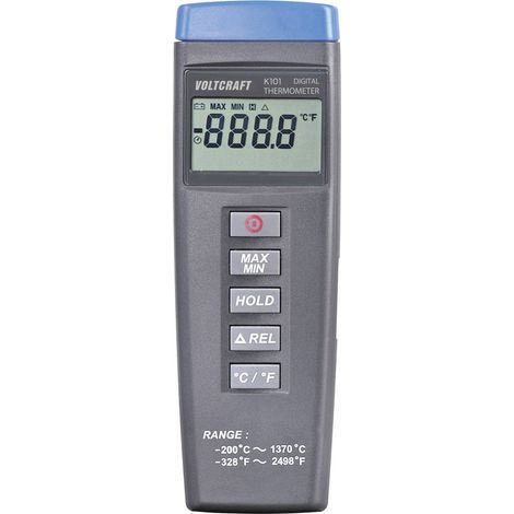 VOLTCRAFT K101 Appareil de mesure de température -200 - +1370 °C sonde K Q77299