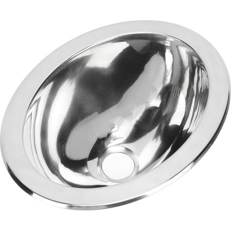 Évier de Bar à Cuve Unique, évier de Cuisine pour Camping-car 290 X 220 X 120 Mm en Acier Inoxydable 304 avec Trou de Vidange de 40 Mm pour Bateau, Caravane, Camping-car, Salle (1/5)