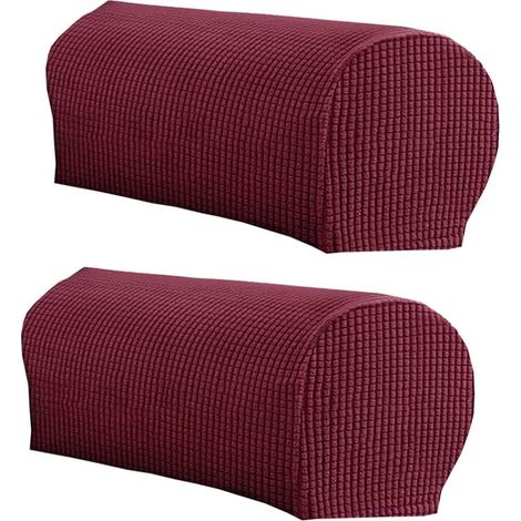 Copribraccioli in peluche morbido ed elastico, adatto per sedie, divani e altri mobili, set da 2 pezzi (1/5)