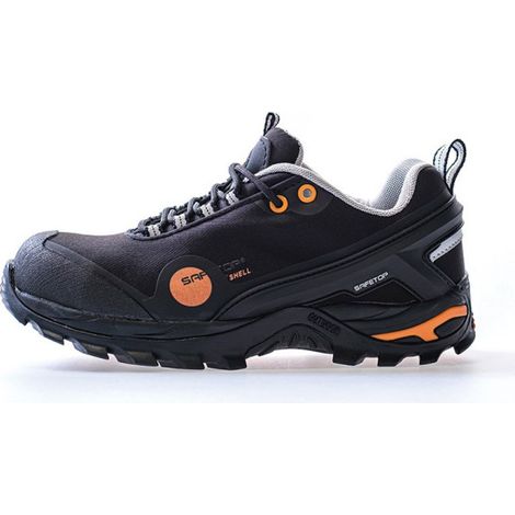 Zapato softshell negro S3 HRO, SRC suela MD CLODIO piel nobuck 48 (1/5)
