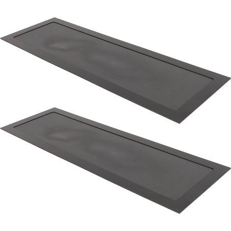 Filtre à poussière pour ventilateur PC, cadre magnétique, maille fine en PVC, grilles de protection pour ventilateur de refroidissement d'ordinateur/alimentation, 12 x 36 cm (4,72 x 14,17 pouces), 2 p (1/5)