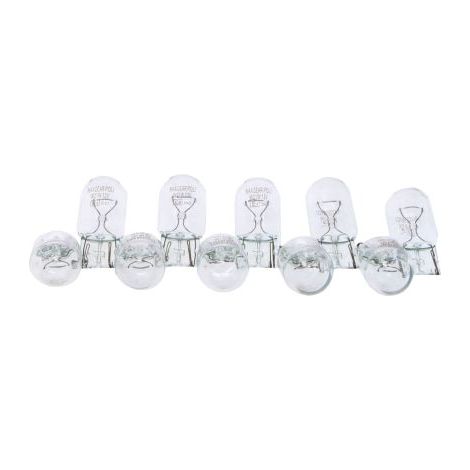 AMPOULE MAXGEAR W21W 12V/21W (ENTIÈREMENT EN VERRE) LOT DE 10 PIÈCES