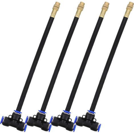 Adjustable Copper Atomizing Nozzle for Garden Cooling with 4Pcs Brass Mist Nozzles (1/5)