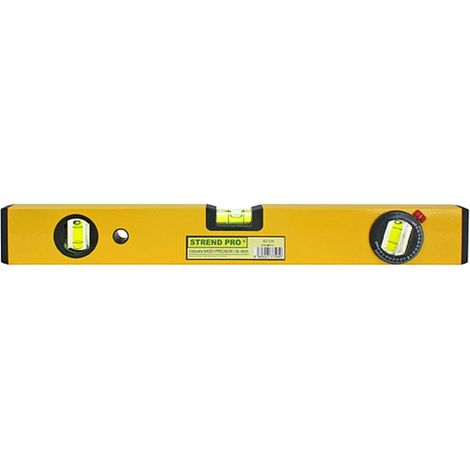 Wasserwaage Strend Pro LE-98Y, 400 mm, MassyPrecision, 3 Libellen