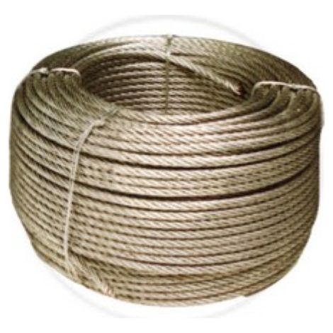 CA ble en acier galvanisA de 100 mtl avec 36 fils CA ble mA tallique de 3 mm