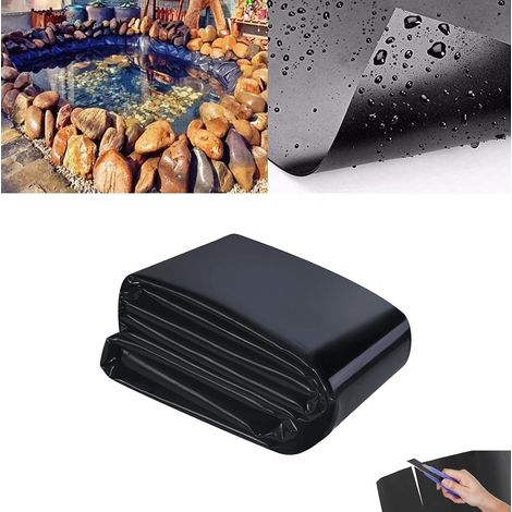 1 Bâche PVC 6x5m, Liner Renforcé, Œillets Métalliques, Robinet Vidange, Pour Étang Et Piscine (1/5)