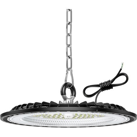 1 Pièce 100W Eclairage LED Garage, 15000LM Plafonnier Garage, 6000K Cool White Projecteur LED Extérieur, IP65 Waterproof UFO Lampe Atelier pour Factories, Warehouse, Workshop (1/5)