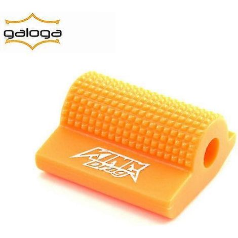1 Stück Universal Motorrad-Schalthebel-Pedal-Gummiüberzug, Schuhschutz, Fußrasten-Zehenschutz-Gel-Zubehör, Motorrad-Schaltüberzug – Orange