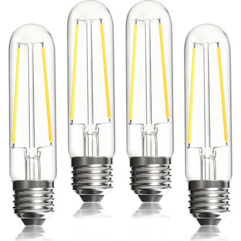 Ampoule LED E27 Dimmable 4W 40W 2700K 125mm T30 Tubulaire, 4W 40W 125mm, usage domestique (1/5)
