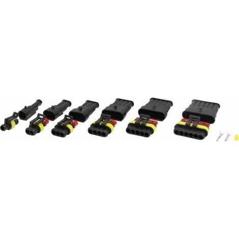 Connecteur étanche 1 à 6 plots - coffret de 622 pcs STILKER - 17466