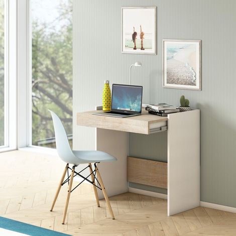 Scrivania smartworking casa ufficio 80x40 cassetto moderno Home Desk (1/5)